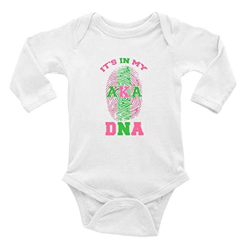 It's In My DNA AKA Infant Boy Girl Long Sleeve Newborn Playsuit Baby Bodysuit