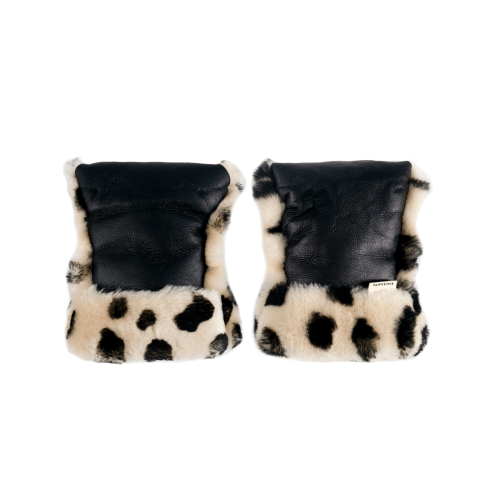 LEOPARD BUGGY MITTENS
