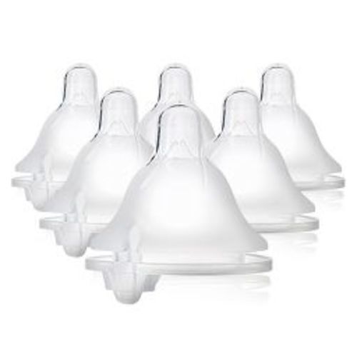 Evenflo 6pk Balance Wide-Neck Anti-Colic Baby Bottle Nipple - Medium Flow