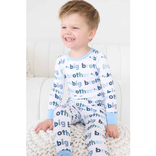 Big Brother Two Piece Bamboo Pajamas | Caden Lane