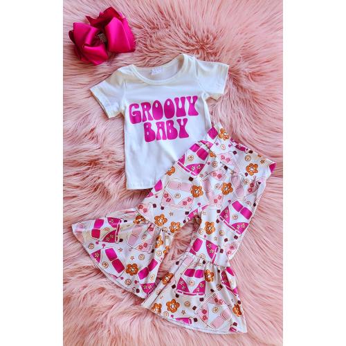 Groovy Baby Bell Bottom Set