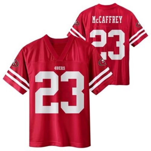 NFL San Francisco 49ers Christian McCaffrey Boys' Short Sleeve Jersey