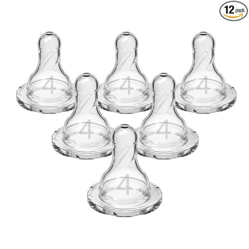 Dr. Brown's Original Nipple,Level 4 (9m+),6 Count (Pack of 12)