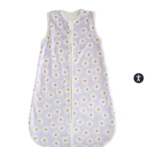 Lavender Daisy Wearable Minky Blanket | Minky Couture