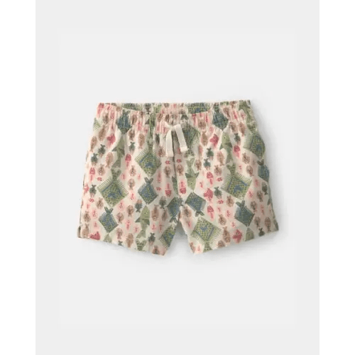 Baby Boy Fish Linen Shorts - Beige - OshKosh B'gosh | Carter's