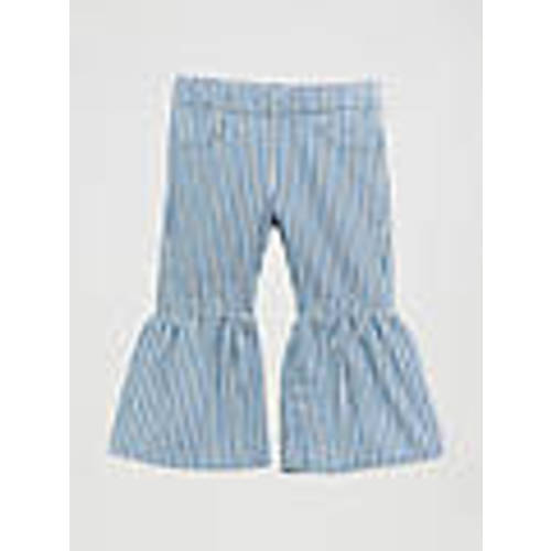 Little Girl's Print Ruffle Flare Jean