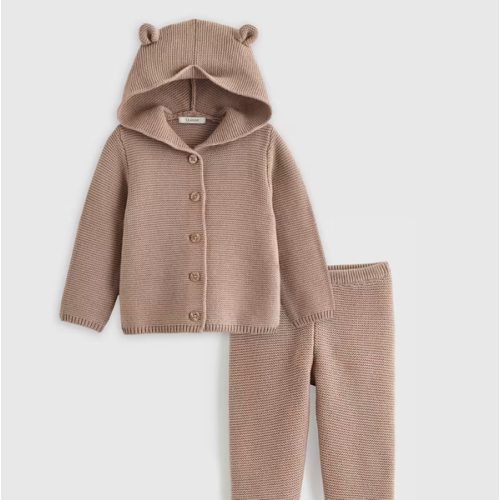 100% Organic Cotton Sweater Set in Oatmeal