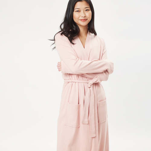 Organic Cotton Robe - Blush