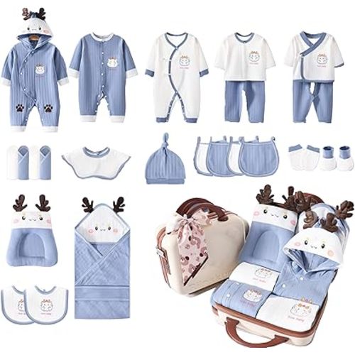 Newborn Clothing & Accessory Set,For New Born to 6 Months,Boy Outfits,Baby Girl Gifts Clothes Essentials