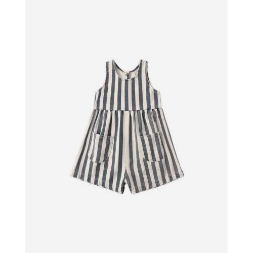 Dani Romper Navy Stripe