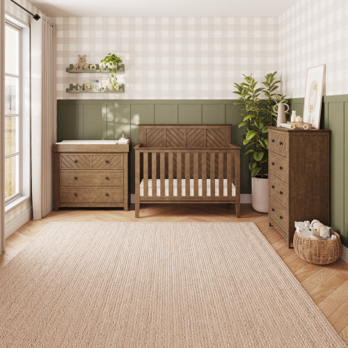 HALO Atwood Convertible Standard 4 Piece Nursery Furniture Set & Reviews | Wayfair