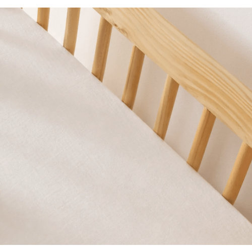 All-Stages Bassinet Sheet in GOTS Certified Organic Muslin Cotton