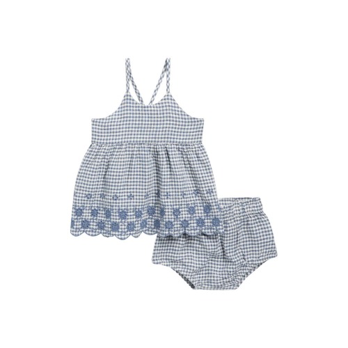 Zenni Linen Blend Tank & Bloomers Set, 3-6M