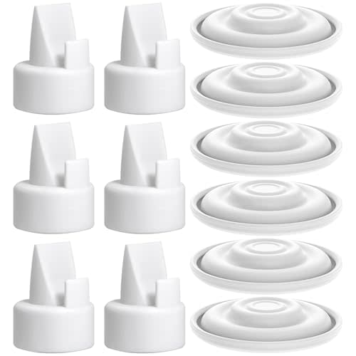 Pump Parts Compatible with Spectra S1/S2/9 Plus, Not Original Accessories, 6PCS Duckbill Valves and 6PCS Silicone Membrane