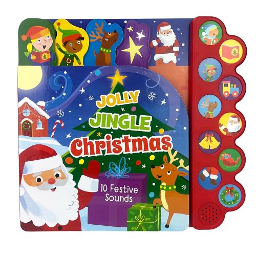 Jolly Jingle 10-Button Children's Christmas Sound Book (Interactive Children's Sound Book with 10 Festive Christmas Sounds)