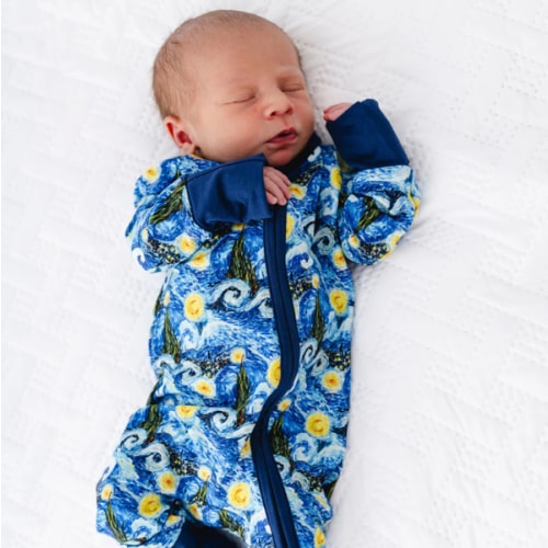 Starry Night Bamboo Sleeper – Little Crowns & Capes