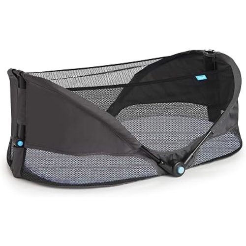 Munchkin Brica Baby Travel Pod, Infant and Baby Travel Essential for Flying and Car Travelling, Easy Setup, Portable, Grey