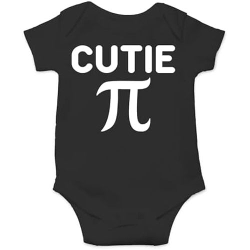 AW Fashions Cutie Pie Baby Bodysuit Cute Sweet Outfit Boys Girls Newborn Romper Infants Announcement