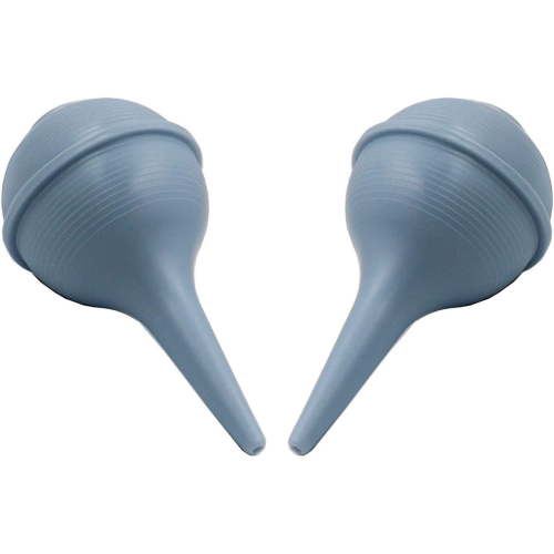 Comfort Axis Baby Nasal Aspirator and Ear wax Bulb Syringe, Blue, 2 Oz (2 Pack)