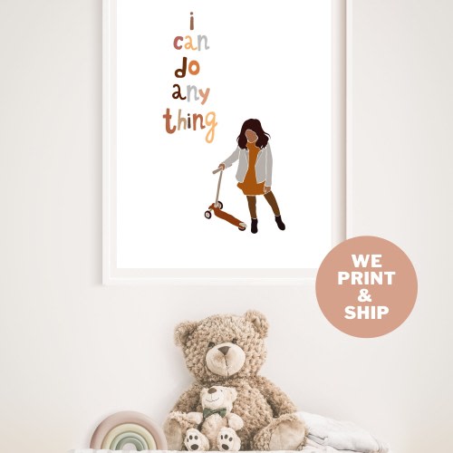 Girl I Can Do Anything Poster