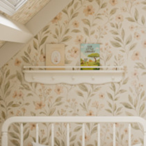 Namesake Liberty 31" Wall Shelf with Hooks - Warm White