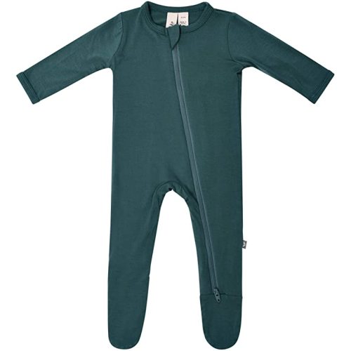 KYTE BABY Soft Bamboo Rayon Footies, Zipper Closure, 0-24 Months