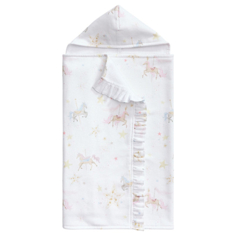 Tutu du Monde Carousel Horse Baby Hooded Towel