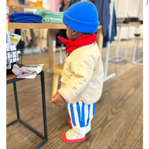 Striped Oversized Pants | Blue – The Milk Crew