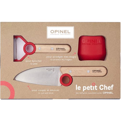 Opinel Le Petit Chef Set (three colors) – Kinoko Kids
