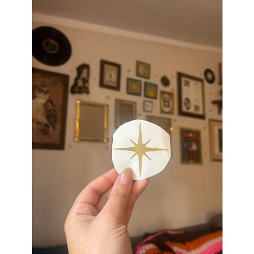 Set of 30 gold star decals/celestial/whimsical|whimsigoth decals for gallery wall