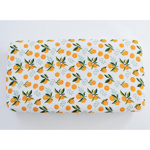 SpearmintLOVE Crib Sheet - Clementine