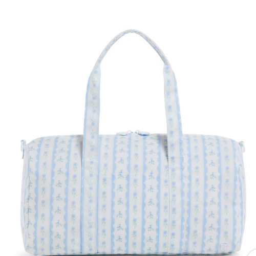 Duffel - Weekender - Ribbon Floral Blue