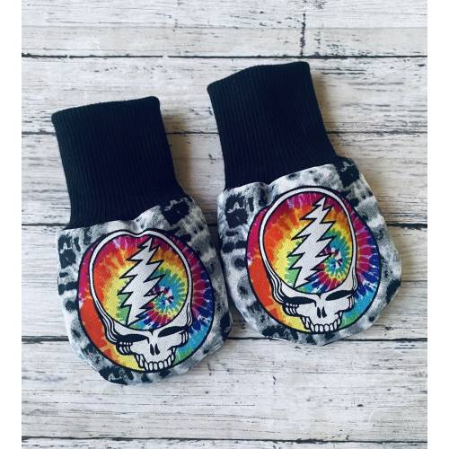 Rock N Roll Band Newborn Mitts Music Retro