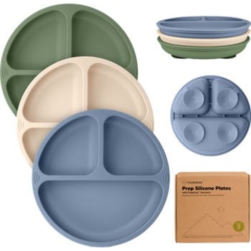 3-Pack Prep Silicone Suction Plates