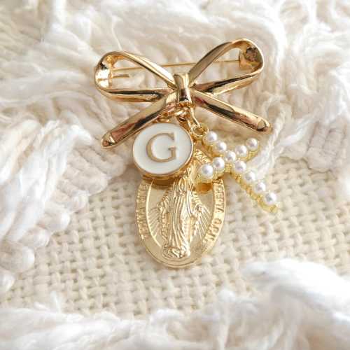 Baptism pin Girl Personalized Christening Gift Baby