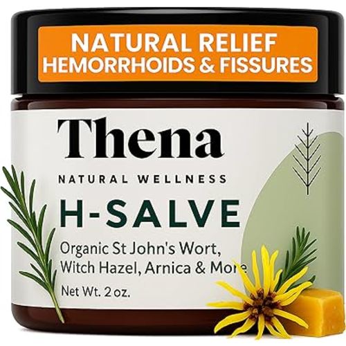 Intense Hemorrhoid Treatment 100% Natural Hemorrhoid Cream & Fissure Ointment Control Organic Lavender Arnica Witch Hazel Fast Healing Maximum Strength, Best with Thena Sitz Bath Soak for Women Men