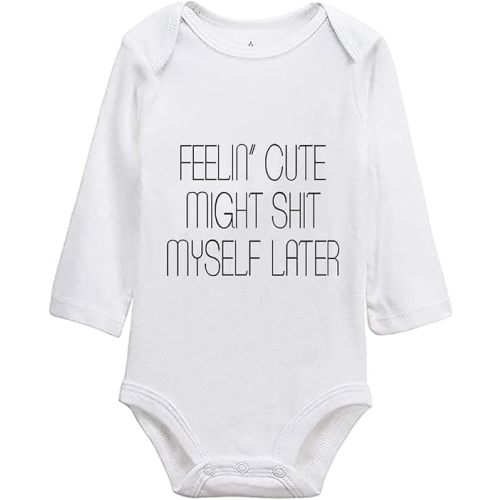 listery Funny Romper Cute Novelty Infant Baby Bodysuit Funny Baby infant Pregnancy Announcements