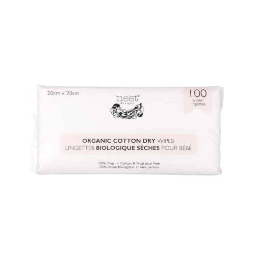 Organic Cotton Dry Baby Wipes