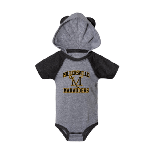 Cub Crawler with Ears Grey/Charcoal