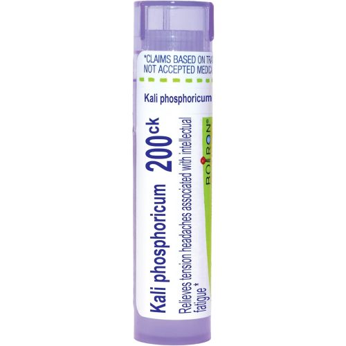 Boiron Kali Phosphoricum 200CK, Homeopathic Medicine for Headache, White, 80 Count