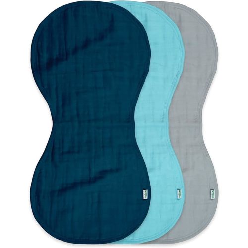 green sprouts Muslin Burp Cloths made from Organic Cotton | 4 absorbent layers protect from sniffles, drips & drools | 100% organic cotton muslin, Super soft & softer with every wash, Machine washable