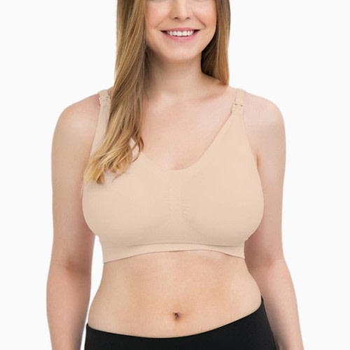 Simply Sublime Seamless Nursing Bra For Breastfeeding - Beige