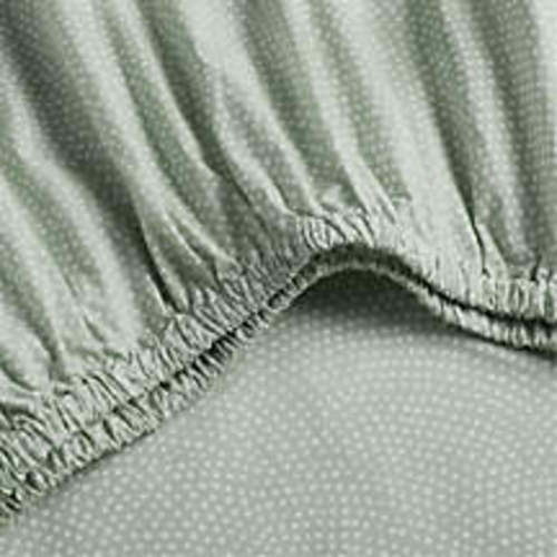 Batik Verte Green 100% Organic Cotton Baby Fitted Crib Sheet by Leanne Ford