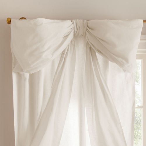LoveShackFancy Oversized Bow Light-Filtering Curtain