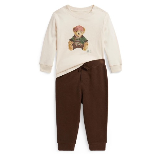 Kids' Polo Bear 2-Piece Jersey T-Shirt & Pants Set