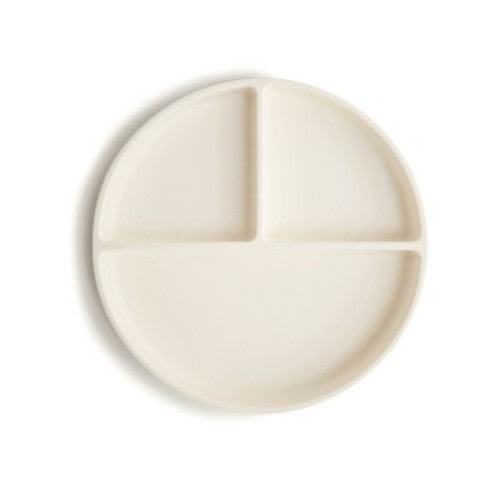 Silicone Suction Plate Ivory One Size