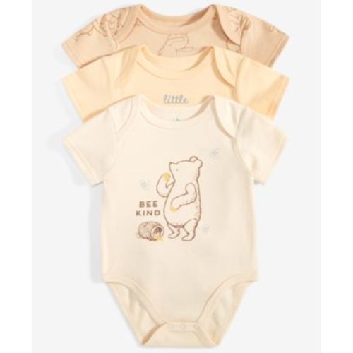 Baby Winnie-the-Pooh Bodysuits, 3 Pack