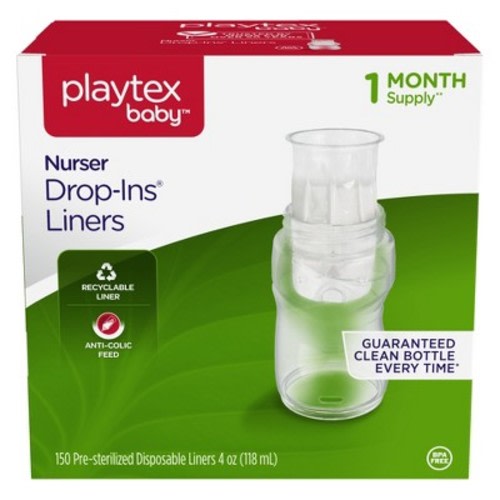 Playtex Nurser Drop-Ins 4oz Liners - 150ct