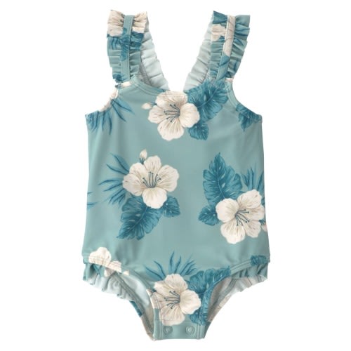 Floral One-Piece UPF 50+ Swimsuit
