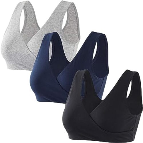 Maternity Nursing Bras, Seamless Maternity Bra for Pregnancy & Breastfeeding, Comfortable Wireless Bra Night Sleep Top